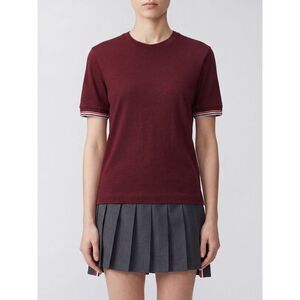 Thom Browne T-Shirt Woman Burgundy